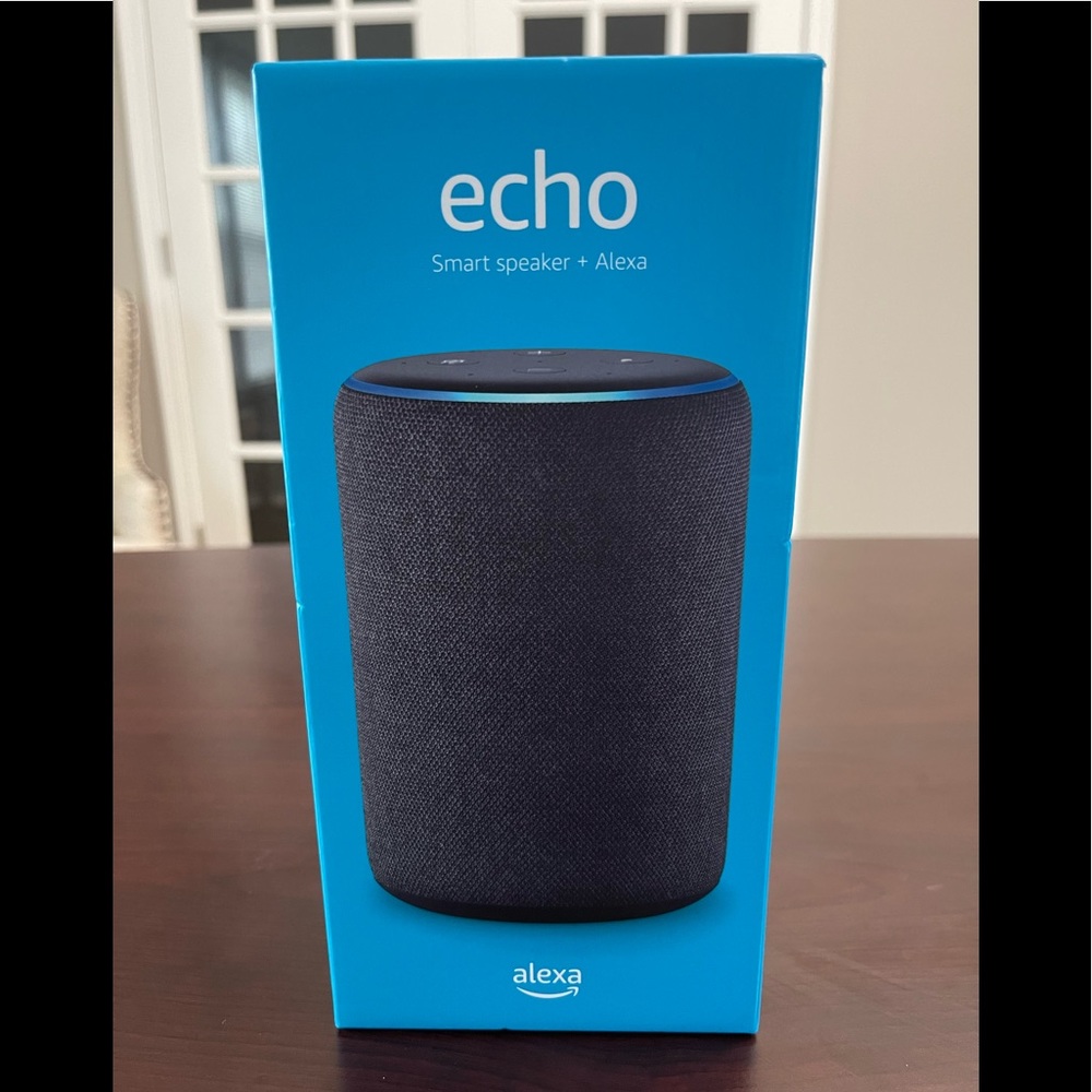 Amazon Echo 3rd Generation Smart speaker + Alexa - Brand New in Box